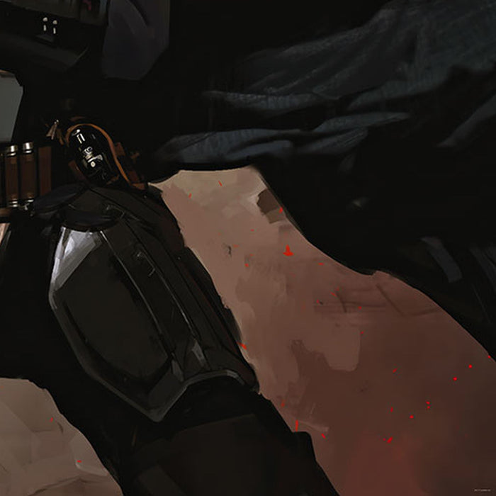 Vlies Fototapete | Star Wars The Mandalorian Blaster | Größe 500 x 250 cm