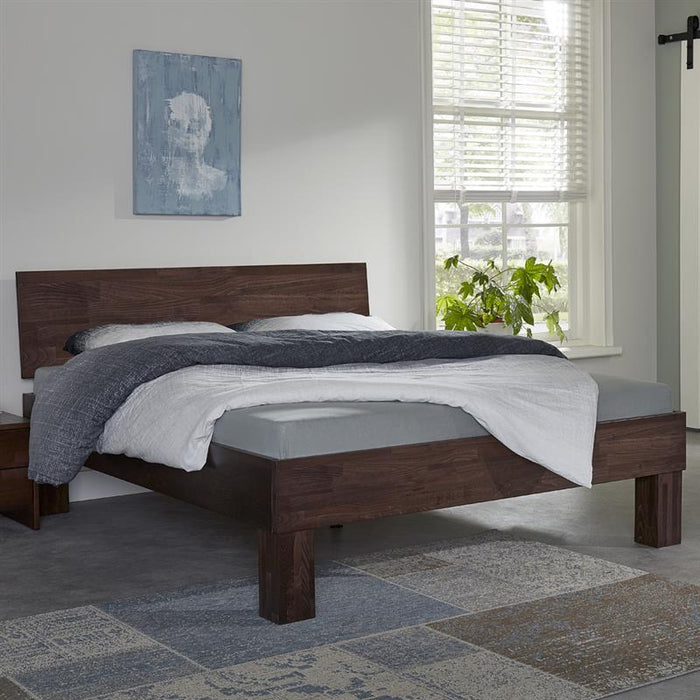 BED BOX 501 Basic Massivholzbett Echtholz Einzel- Doppelbett Bettgestell Buche