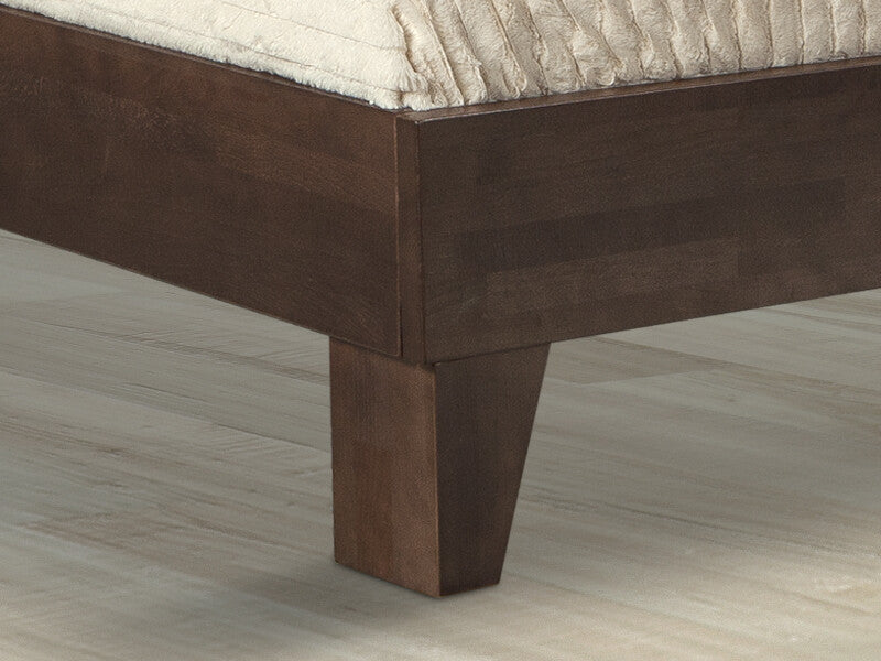 BED BOX 501 Basic Massivholzbett Echtholz Einzel- Doppelbett Bettgestell Buche