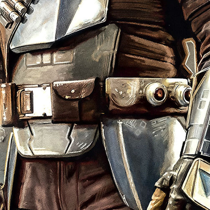 Vlies Fototapete | Mandalorian Fight Posture | Größe 200 x 280 cm
