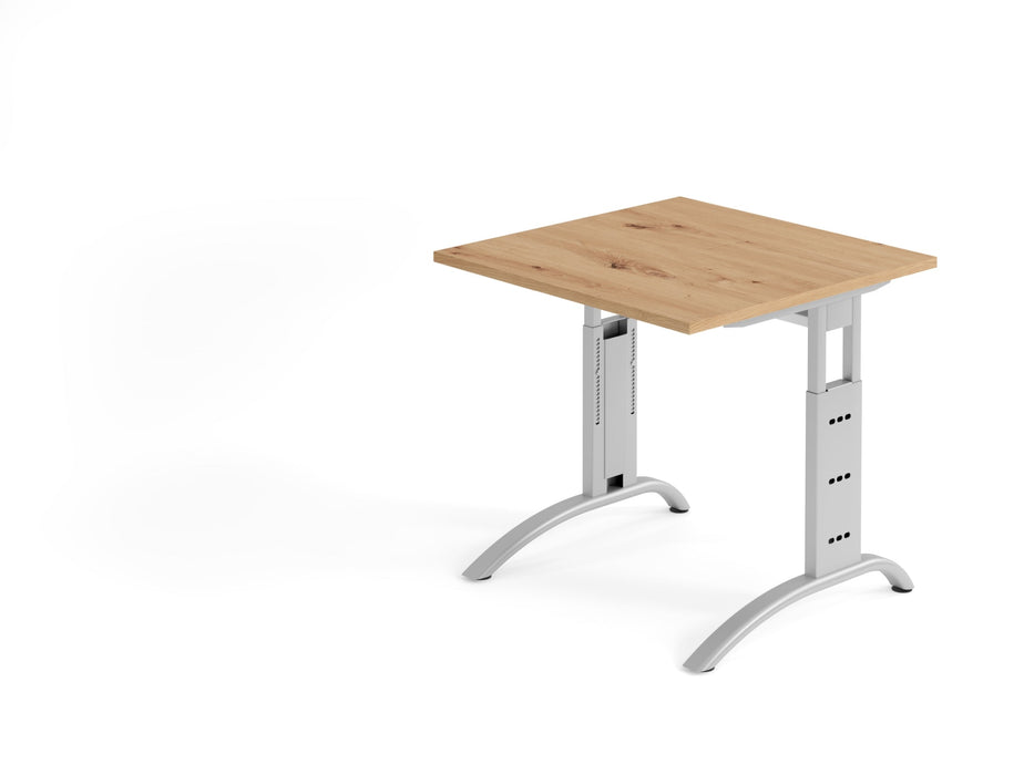 Hammerbacher | Schreibtisch C-Fuß 80x80cm Asteiche