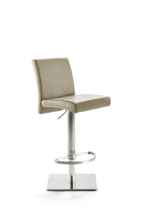 Bar- und Tresenhocker 1286 | Warmes | Gestell Edelstahl gebürstet