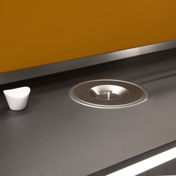 Recyclingbehälter 7 Liter, Edelstahl Kunststoff