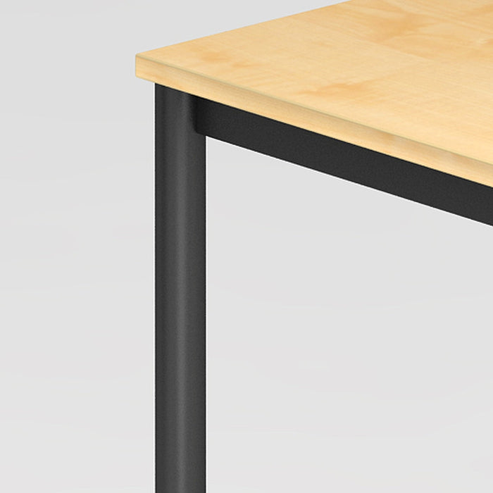 Hammerbacher | Besprechungstisch Rundfuß 80x80 Ahorn / Schwarz