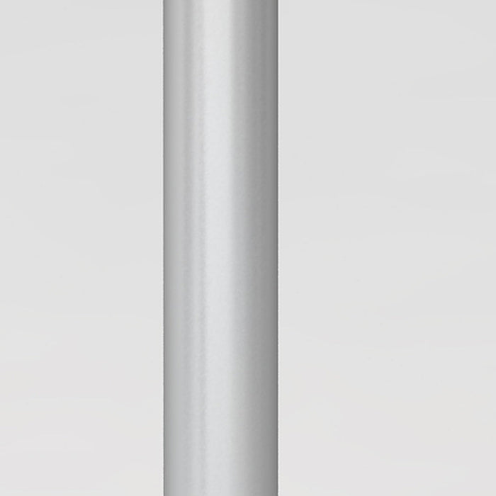 Hammerbacher | Stehtisch 80x80cm Nussbaum / Silber