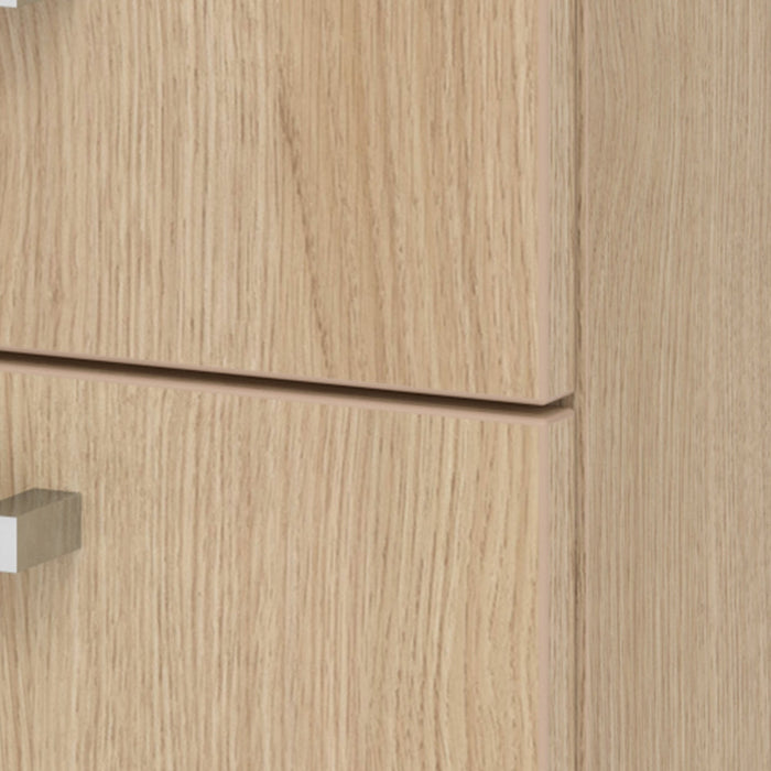 Hammerbacher | Rollcontainer 58cm, 3 Schübe, Schloß CE Eiche