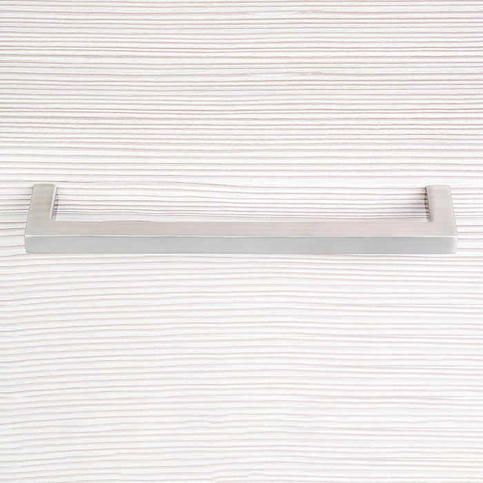 Lot von 5 Möbelgriffe Habana, L136mm, 128mm Achsenabstand, Zamak, Nickel satiniert