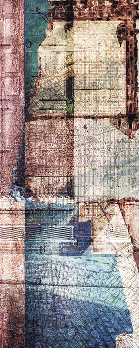 Digitaldruck Vlies Fototapete | Urban Art Panel | 100 x 250 cm