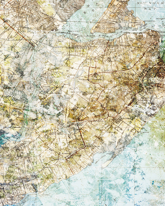 Digitaldruck Vlies Fototapete | Mix Map | 200 x 250 cm