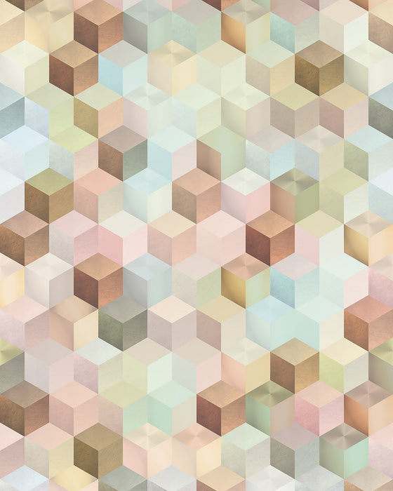 Digitaldruck Vlies Fototapete | Cubes | 200 x 250 cm
