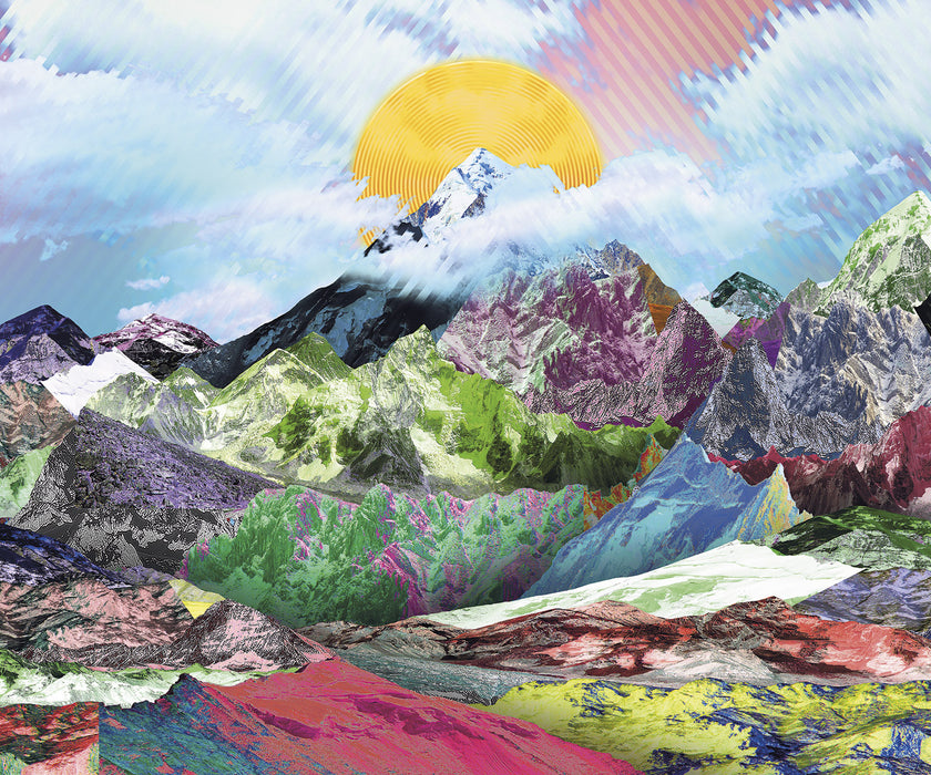 Digitaldruck Vlies Fototapete | Mountain Top | 300 x 250 cm