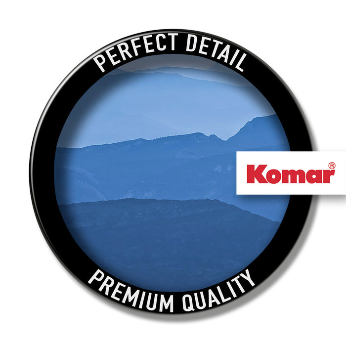 Komar NEU | Digitaldruck Vlies Fototapete - Blue Mountain  Panel - Größe 100 x 250 cm