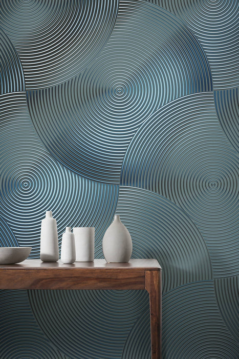 Digitaldruck Vlies Fototapete | Mystic Silver | 200 x 250 cm