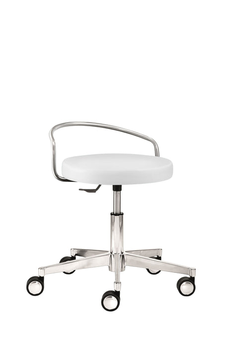 Funktionsdrehhocker 1294 | Gestell Aluminium poliert