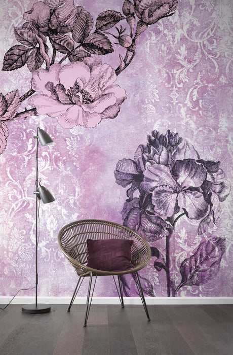 Digitaldruck Vlies Fototapete | Baroque Pink | 200 x 250 cm