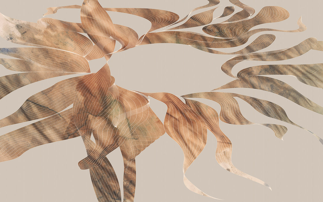 Digitaldruck Vlies Fototapete | Autumn Leaves | 400 x 250 cm