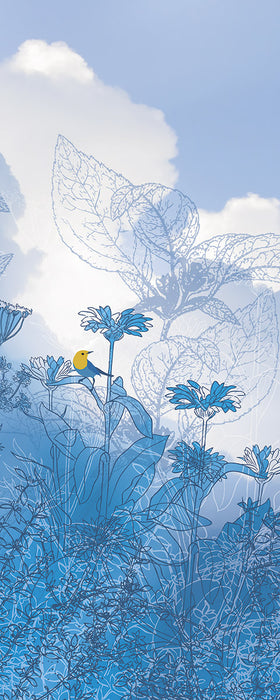 Digitaldruck Vlies Fototapete | Blue Sky Panel | 100 x 250 cm
