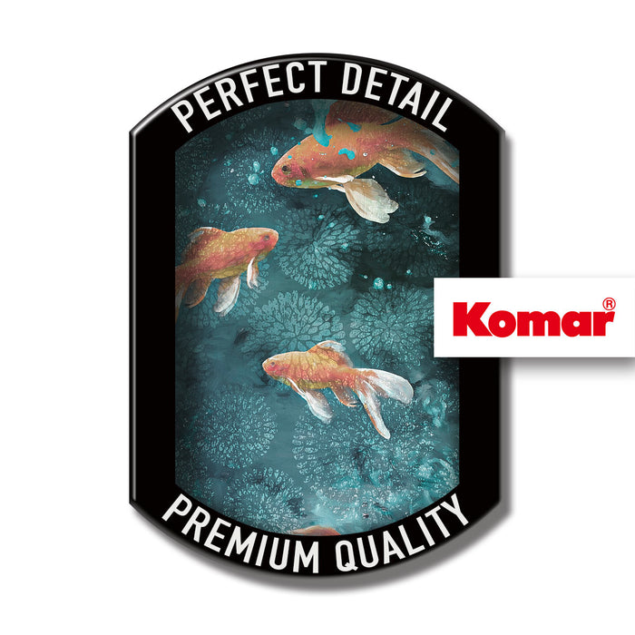 Komar NEU | Digitaldruck Vlies Fototapete - Fische - Größe 100 x 250 cm