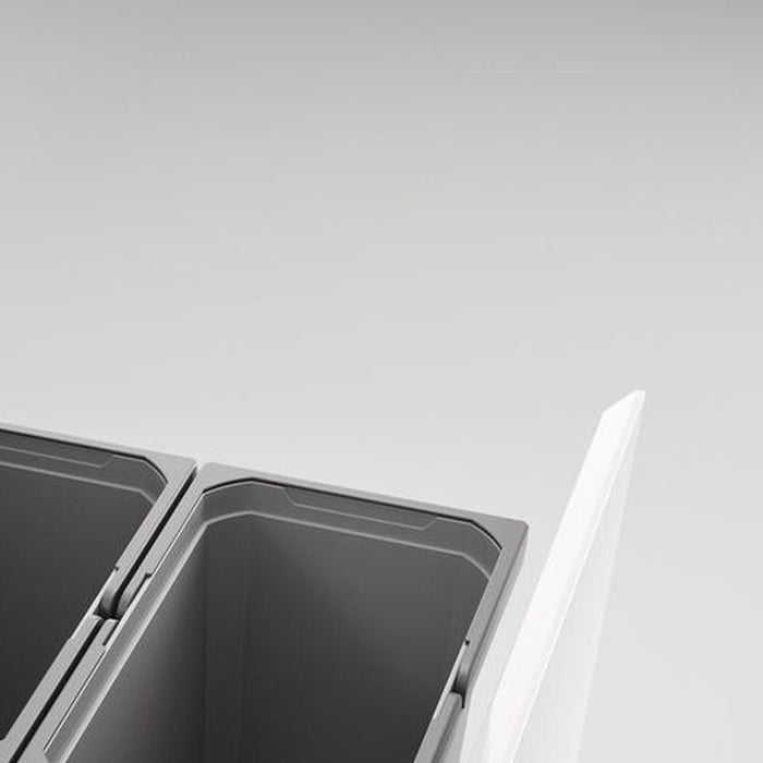 Naber | Cox® Box 360 S 400-2 Abfallsammler für vorhandene Auszüge Biodeckel hellgrau