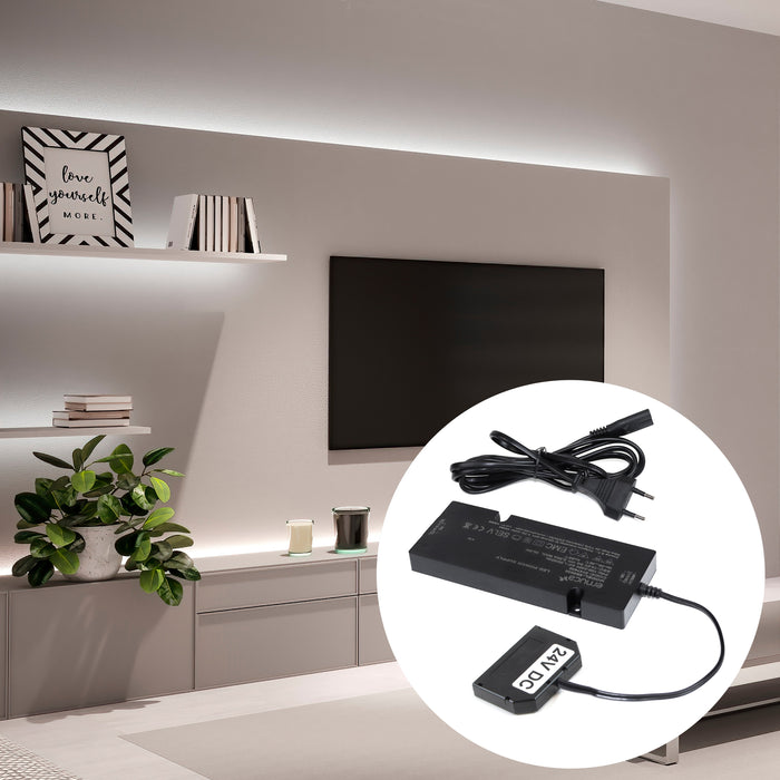 Stromtransformator LED-Lichter (24V DC), Leistung 30W, Stahl Aluminium