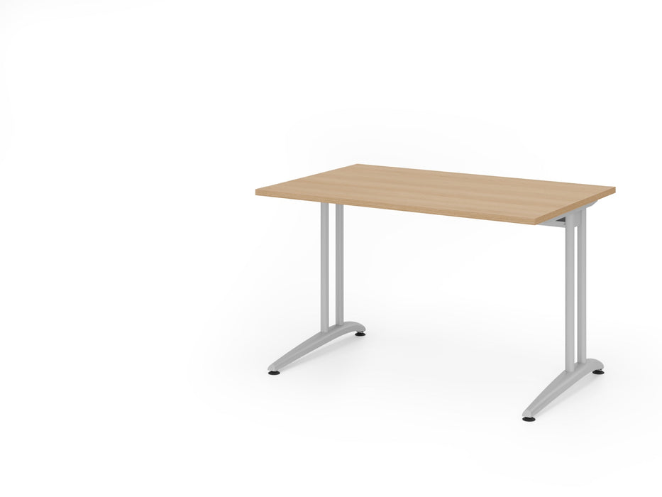Hammerbacher | Schreibtisch C-Fuß 120x80cm Eiche