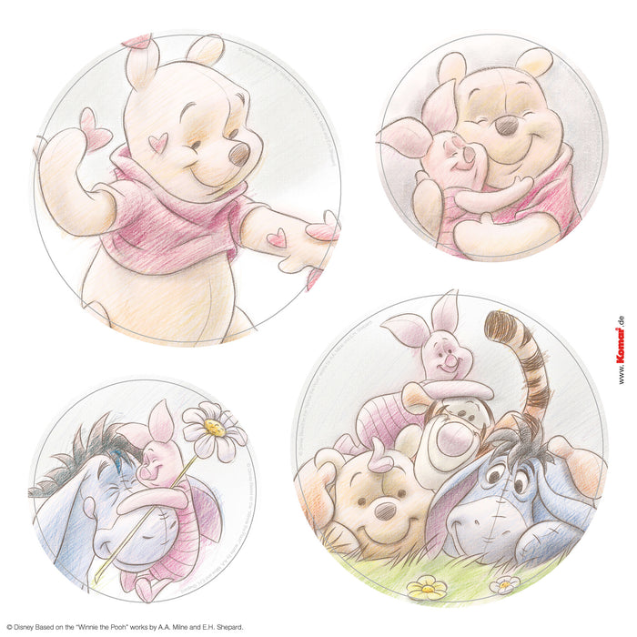 Komar NEU | Fenstersticker - Winnie the Pooh Wonderful - Größe 30 x 30 cm