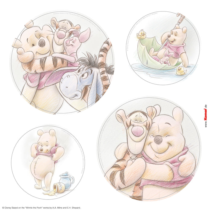 Komar NEU | Fenstersticker - Winnie the Pooh Wonderful - Größe 30 x 30 cm