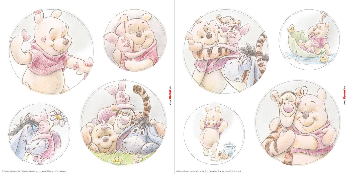 Fenstersticker | Winnie the Pooh Wonderful | 30 x 30 cm