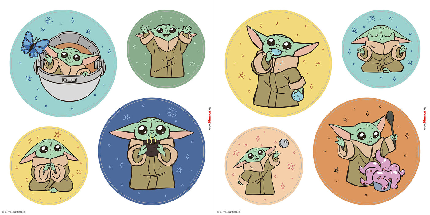 Fenstersticker | Grogu | Padawan | 30 x 30 cm