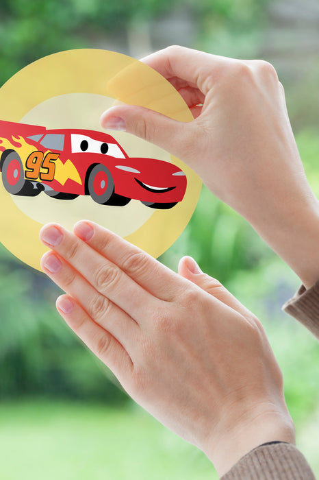 Fenstersticker | Cars Ka | Chow | 30 x 30 cm
