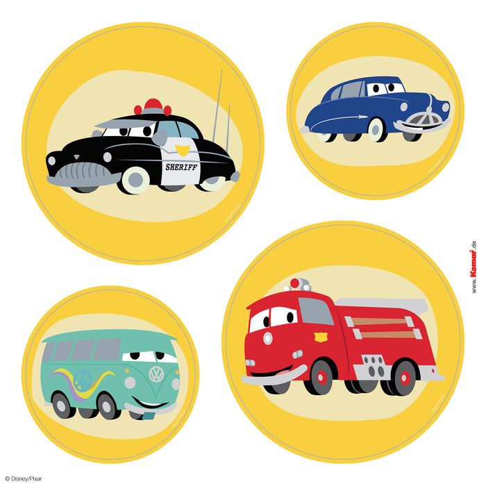 Fenstersticker | Cars Ka | Chow | 30 x 30 cm
