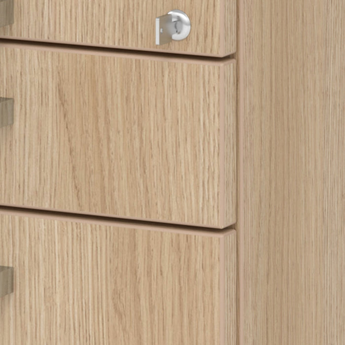 Hammerbacher | Rollcontainer 80cm, 1Schub, 1HR, Schl.CE Eiche