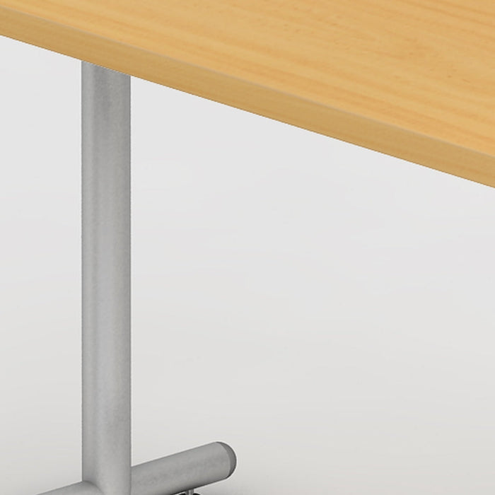 Hammerbacher | Schreibtisch C-Fuß 160x80cm Buche / Silber