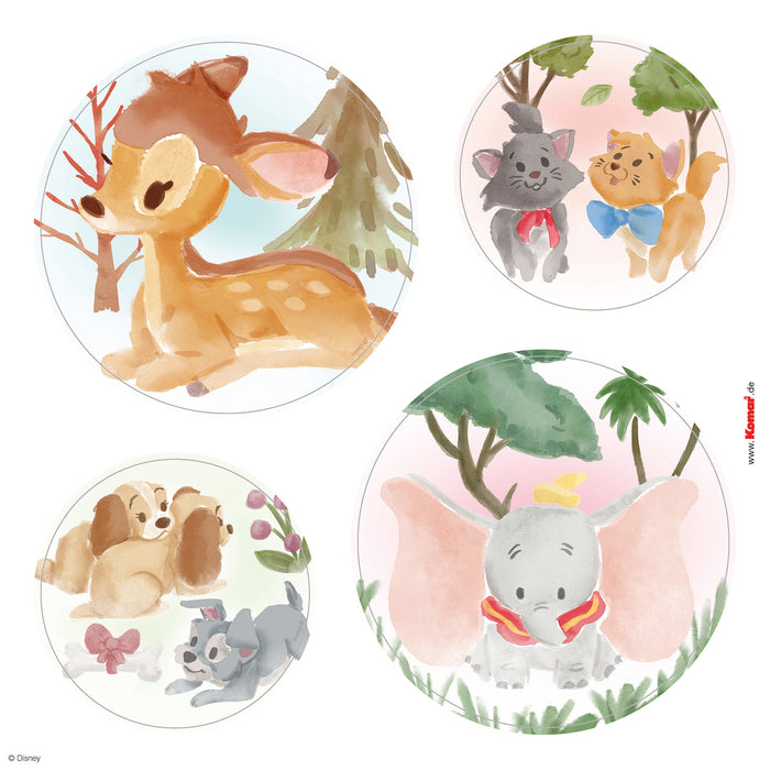 Komar NEU | Fenstersticker - Enchanted Forest - Größe 30 x 30 cm