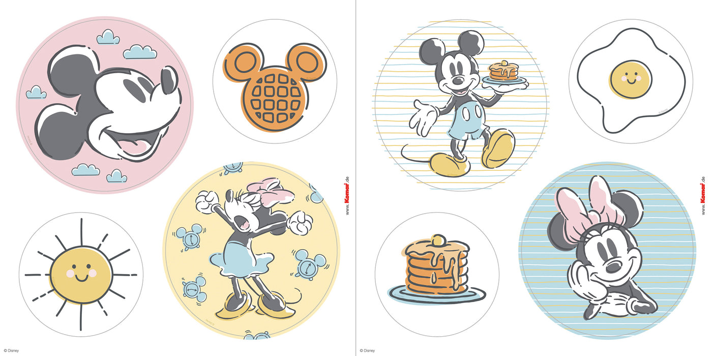 Komar NEU | Fenstersticker - Mickey Rise and Shine - Größe 30 x 30 cm