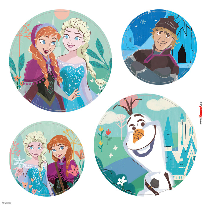 Komar NEU | Fenstersticker - Frozen Royal - Größe 30 x 30 cm