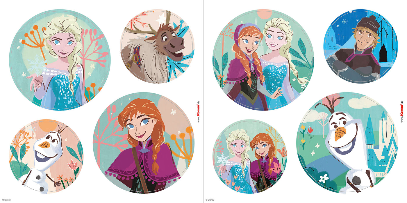 Komar NEU | Fenstersticker - Frozen Royal - Größe 30 x 30 cm