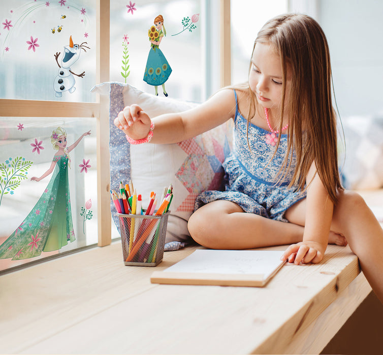 Komar NEU | Fenstersticker - Frozen Flower - Größe 30 x 30 cm