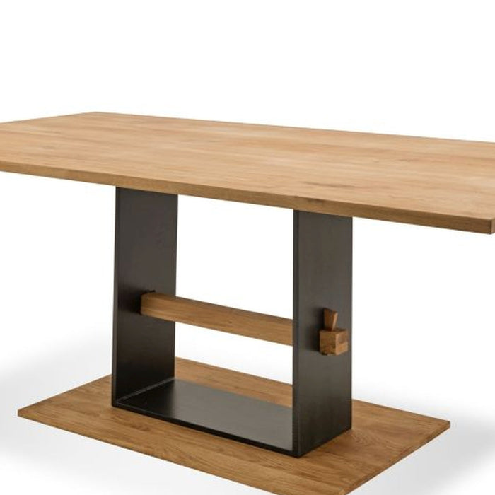 Gradel | Frame | 503 | Tisch Pato Platte | 200x76x100 | Wildeiche natur