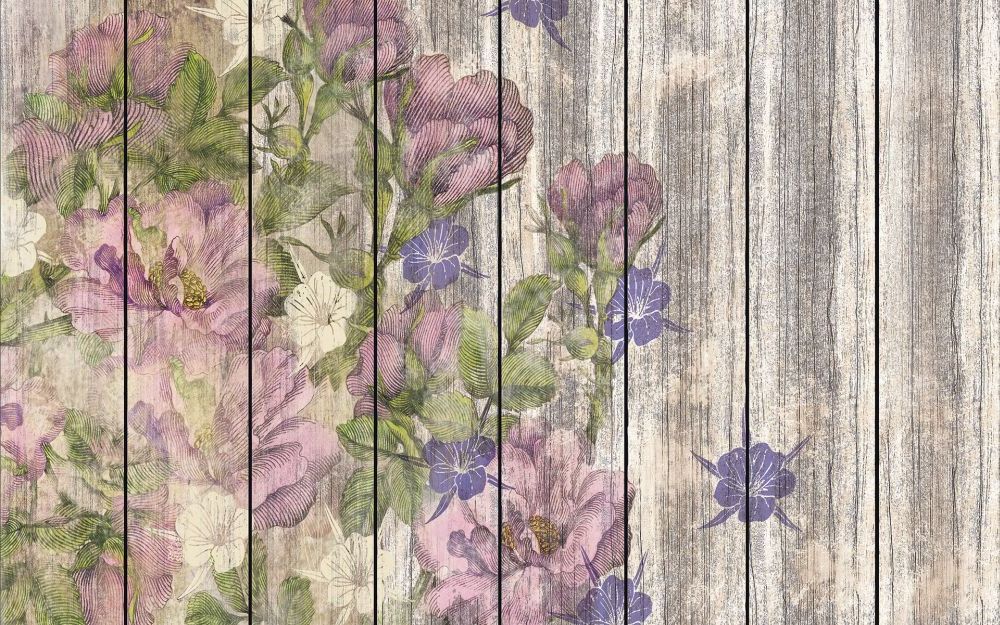 Komar | Vlies Fototapete | Vintage Rose