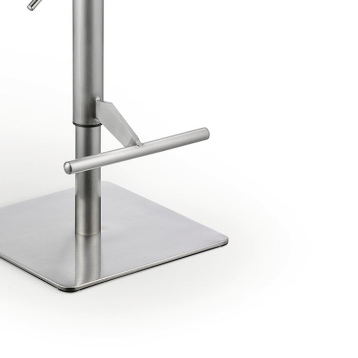 Naber | Buono | Hocker Barhocker Küchenhocker | Edelstahl schlamm hell