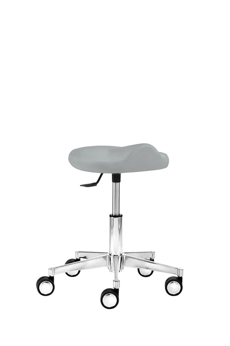 Funktionsdrehhocker 1291 | Gestell Aluminium poliert