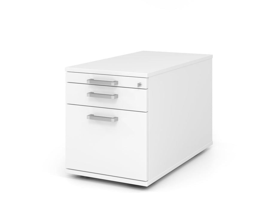 Hammerbacher | Rollcontainer 80cm, 1Schub, 1HR, Schl.CE Weiß