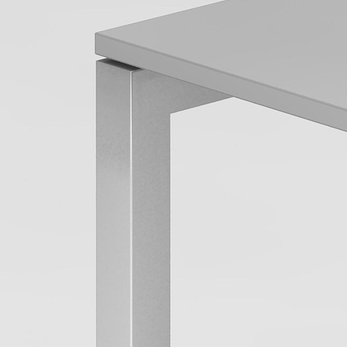 Hammerbacher | Schreibtisch U-Fuß eckig 80x80cm Grau