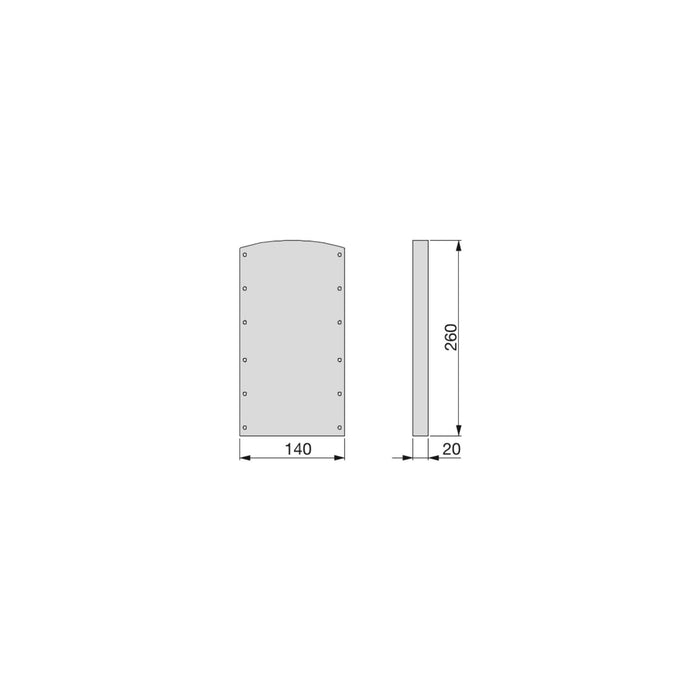 Satz Hang Side Hanging Bracket Set Hängende Haken Hang Wardrobe, Kunststoff, Schwarz