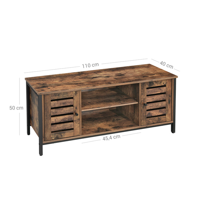 VASAGLE | TV-Lowboard mit 2 Schränken und 2 Regalebenen