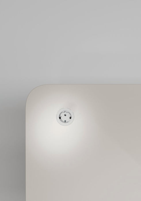 Naber | VersaDot Lite Einzelsteckdose, Steckdosenelement, weiß matt