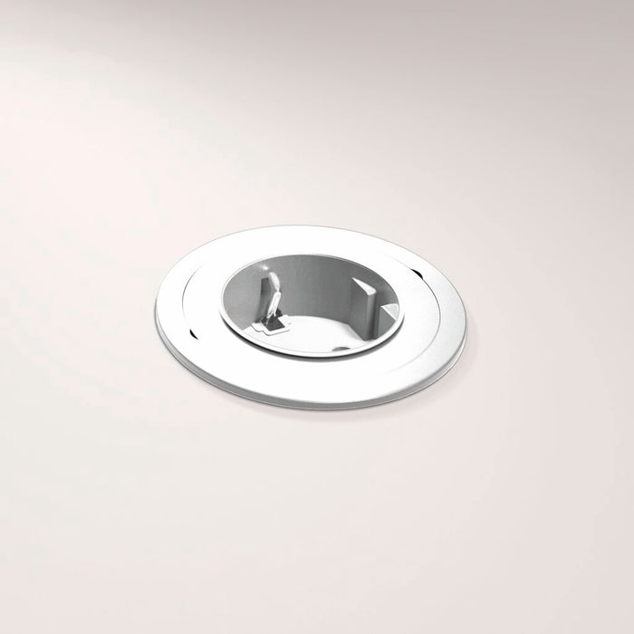 Naber | VersaDot Lite Einzelsteckdose, Steckdosenelement, weiß matt