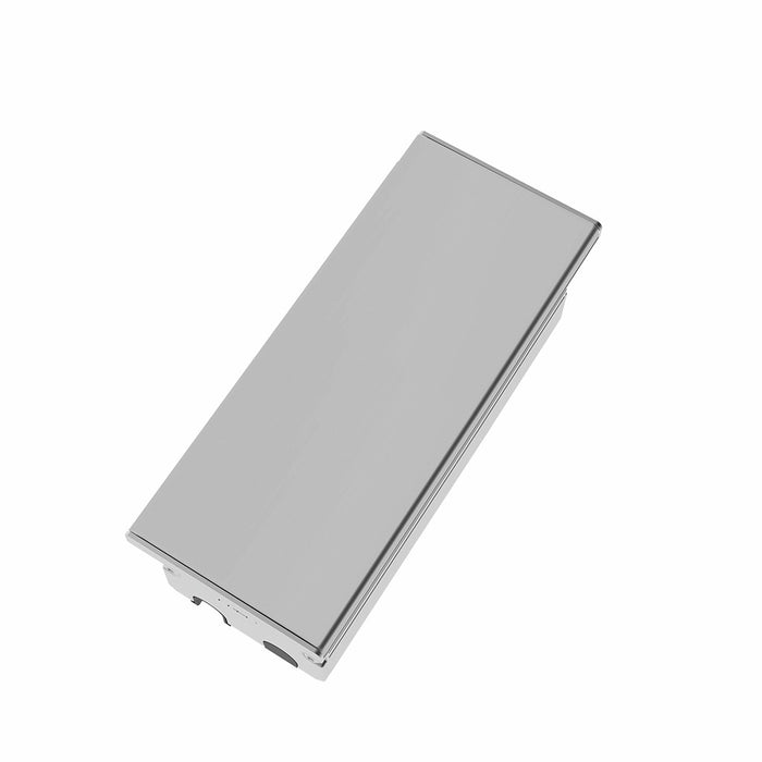 Naber | VersaLid, Steckdosenelement, Deckel Aluminium eloxiert