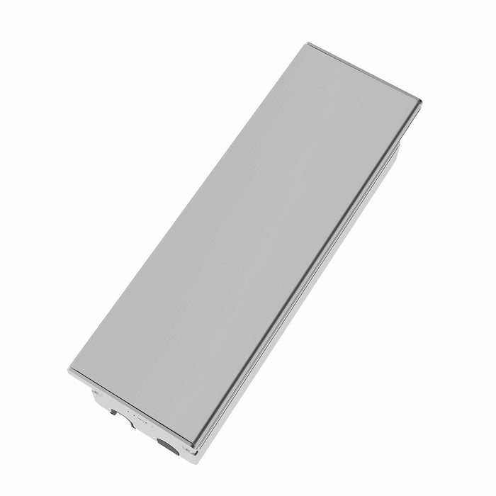 Naber | VersaLid USB A/C, Steckdosenelement, Deckel Aluminium eloxiert